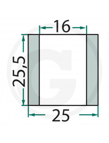 GRANIT Vonkajšie puzdro 16 × 25 × 25,5 mm